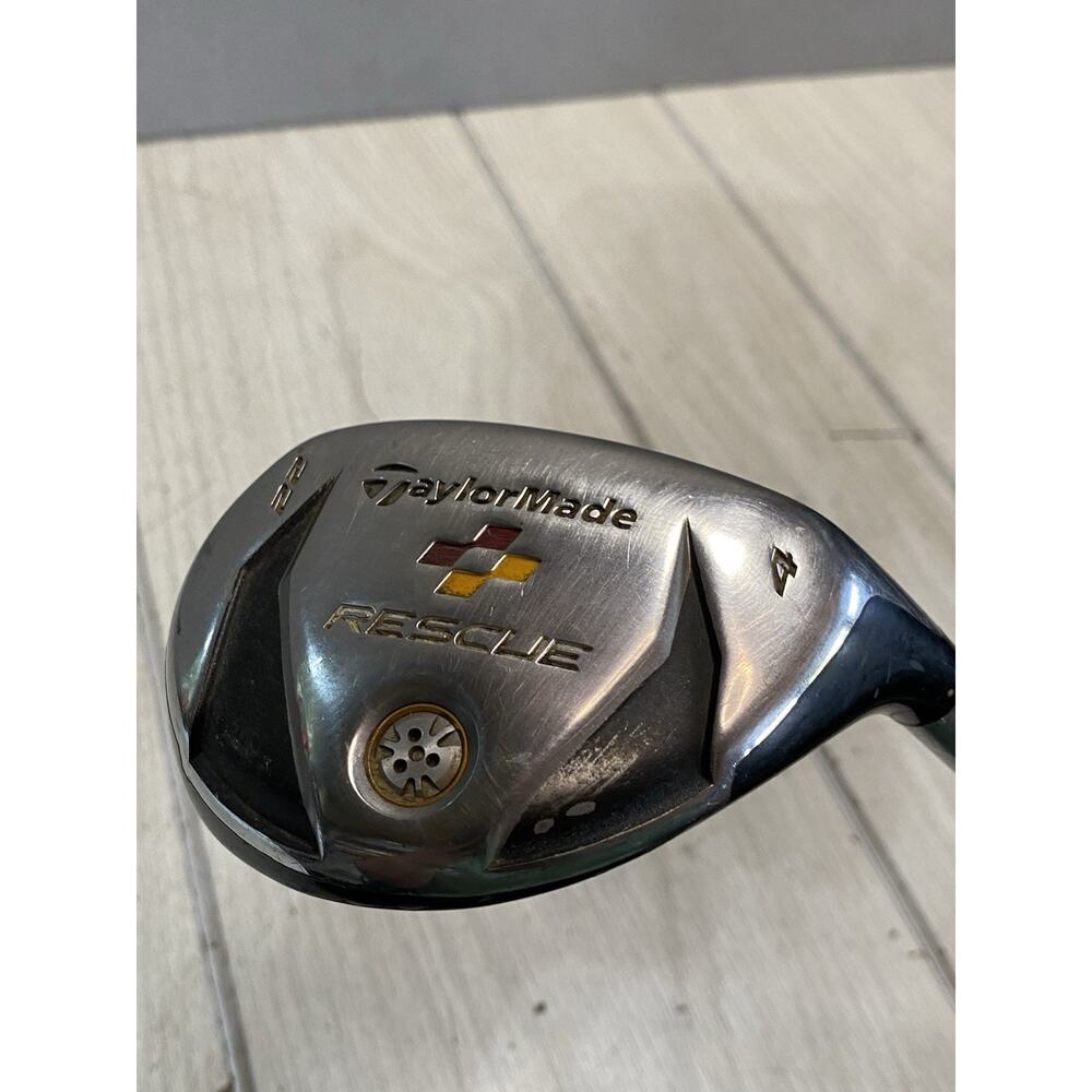 TaylorMade Rescue 4 Hybrid 22 Deg Graphite Reax 65 S Stiff Right-Hand